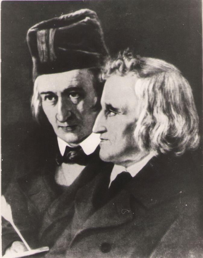 Foto. Wilhelm ja Jacob Grimm.