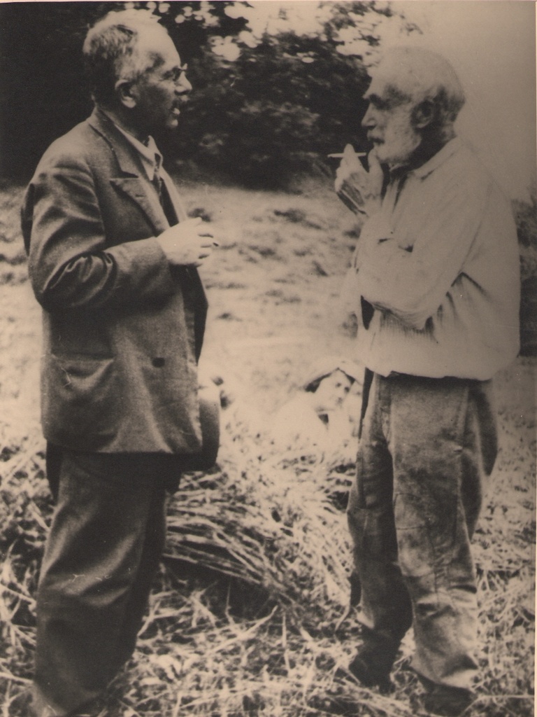 Foto. Gustav Suits ja Tõnis Kreutzwald. Kaarli, 1934.