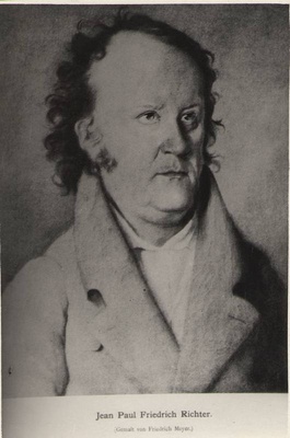 Foto. Johann Paul Friedrich Richter (pseud. Jean Paul) (1763-1825), saksa kirjanik.  duplicate photo