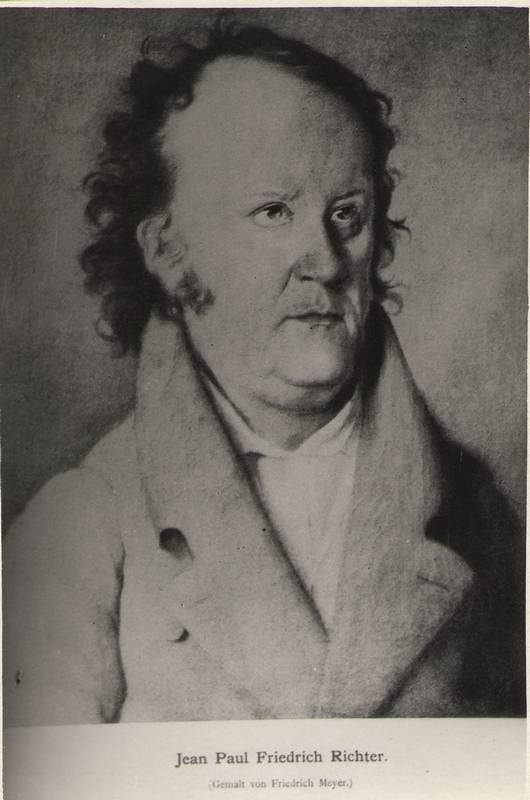 Foto. Johann Paul Friedrich Richter (pseud. Jean Paul) (1763-1825), saksa kirjanik.