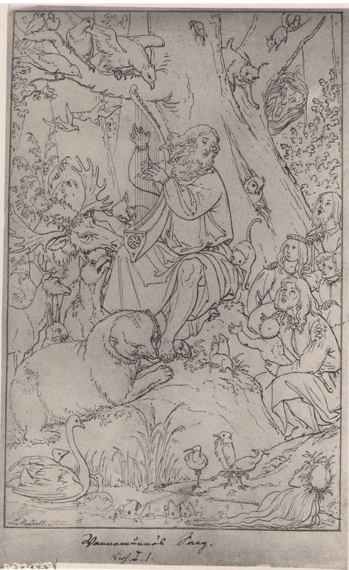 Foto. L. Maydelli illustratsioon VANEMUINE LAULMAS.