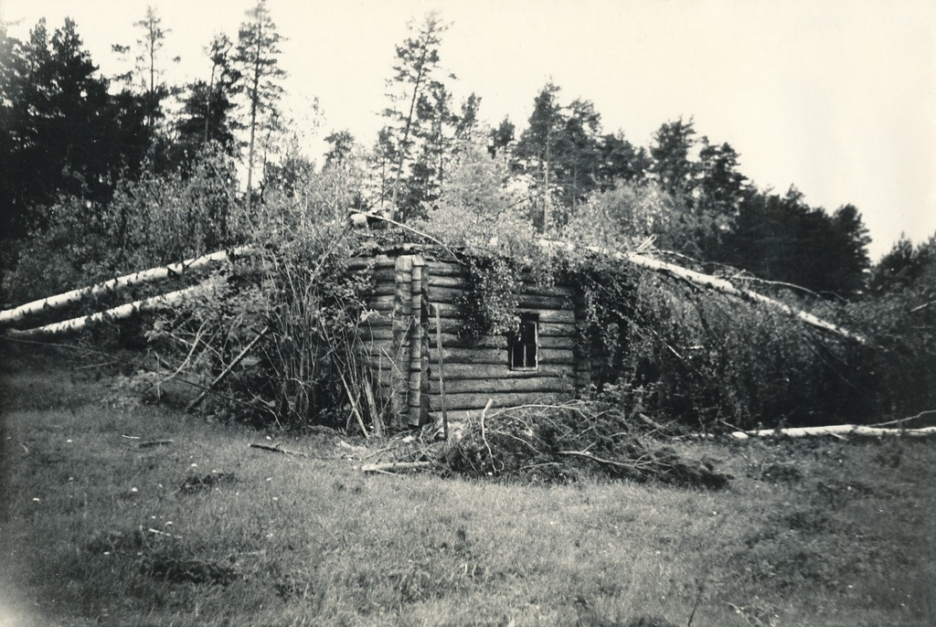 Foto. Trombi hävitustöö Süvahavva külas Põlva rajoonis 1966.a. 27.mail.