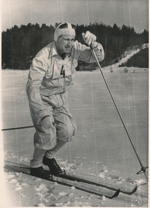 Foto. Pedassaar, Friedrich -meistersportlane suusatamises