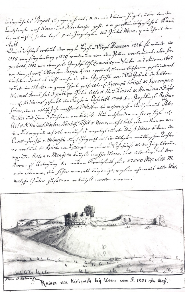 Foto. Brotze, J.C. "Liefländische Monumente, Prospecte, Wappen"