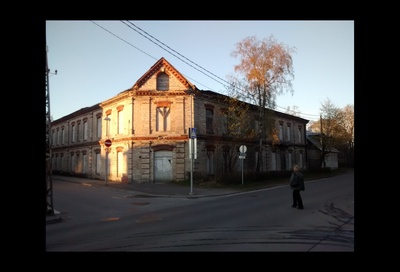Vabriku hoone Jaama t ja Haapsalu mnt nurgal Keilas rephoto
