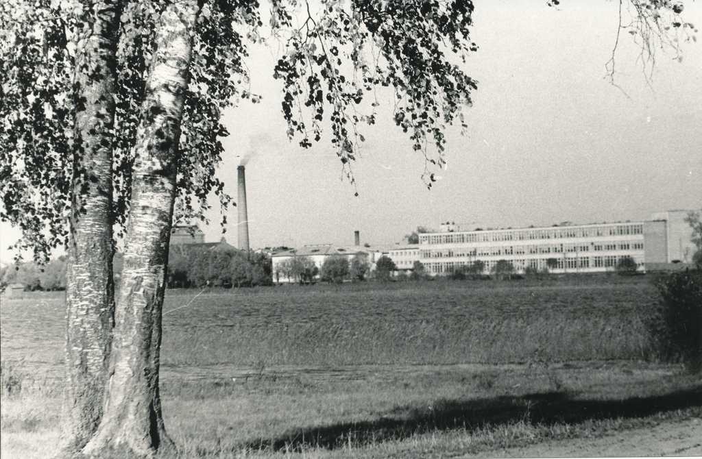 Foto. Vaade  Võru linnale loomvaru juurest 1966.a. septembris.