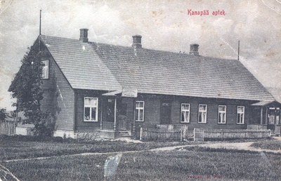 Trükipostkaart. Kanepi apteek.  duplicate photo