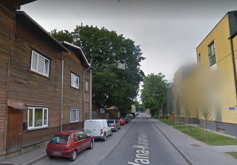 View on the corner of J. Nikonov and Vana-Kalamaja streets. rephoto