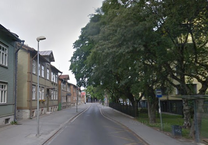 View of the building J. Nikonov Street 17. rephoto