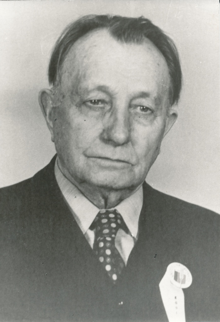 Foto.  Saarniit, Johannes - kooliõpetaja ( 5.märts 1898- 2.juuni 1995.a.)