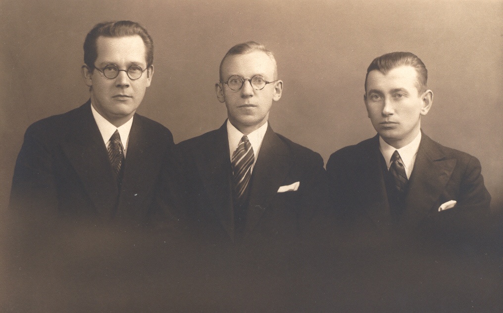 Foto.Ajalehe "Võrumaa Elu" revisjonikomisjon 31. detsembril 1935.a.