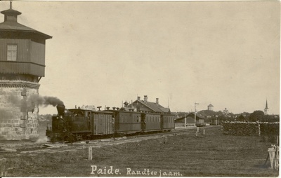 foto vaade Paide raudteejaamale 1920  duplicate photo