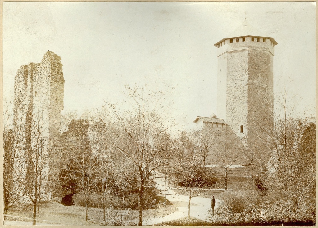 foto, Paide Vallitorn ja varemed 1898.a.