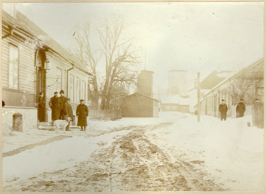 foto, Paide vaade, Lai tänav 1901.a.