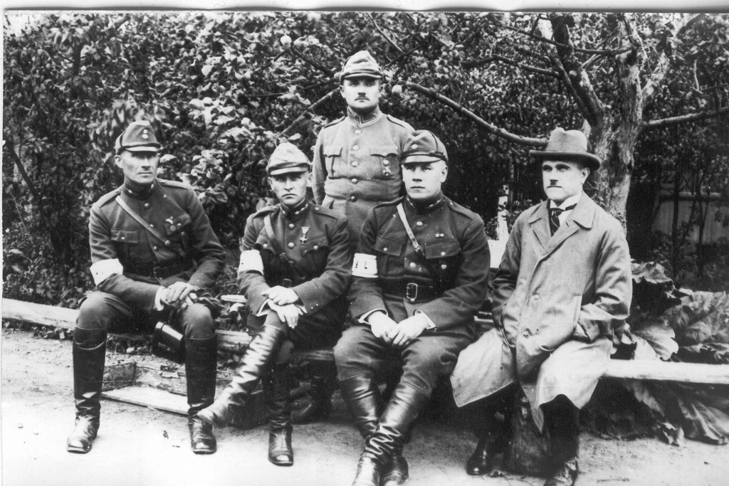 Foto. Kaitseliidu Võrumaa maleva juhatus 1930.a.