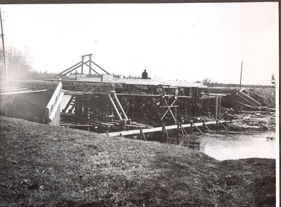 Photo Loksa bridge construction  duplicate photo