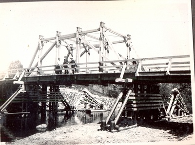 Photo Loksa bridge 1933  duplicate photo