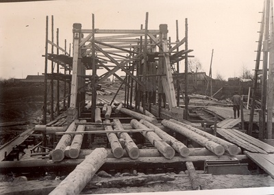 Photo Loksa bridge construction  duplicate photo