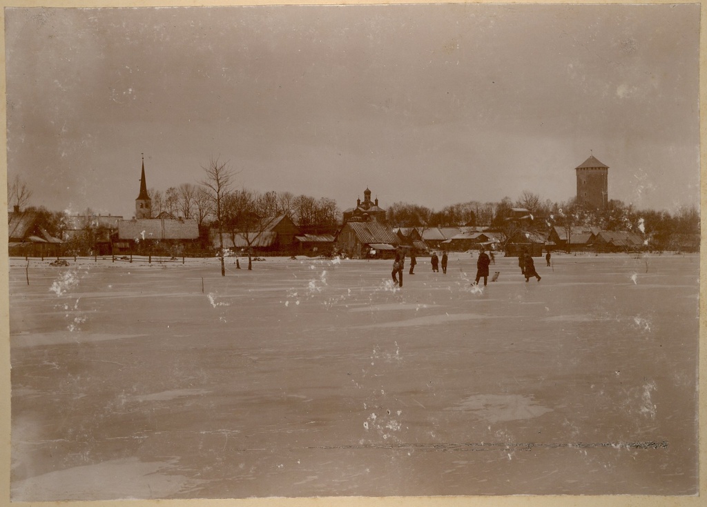 foto, Paide vaade  1899.a.