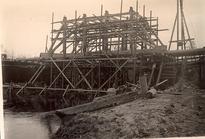 Photo Loksa bridge construction  duplicate photo