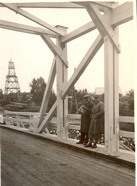 Photo Loksa bridge 1933 Oct