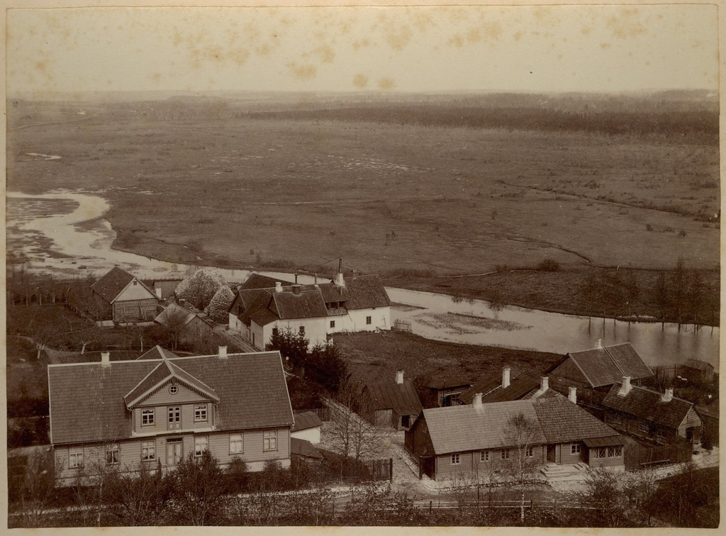 foto, Paide vaade  1899.a.