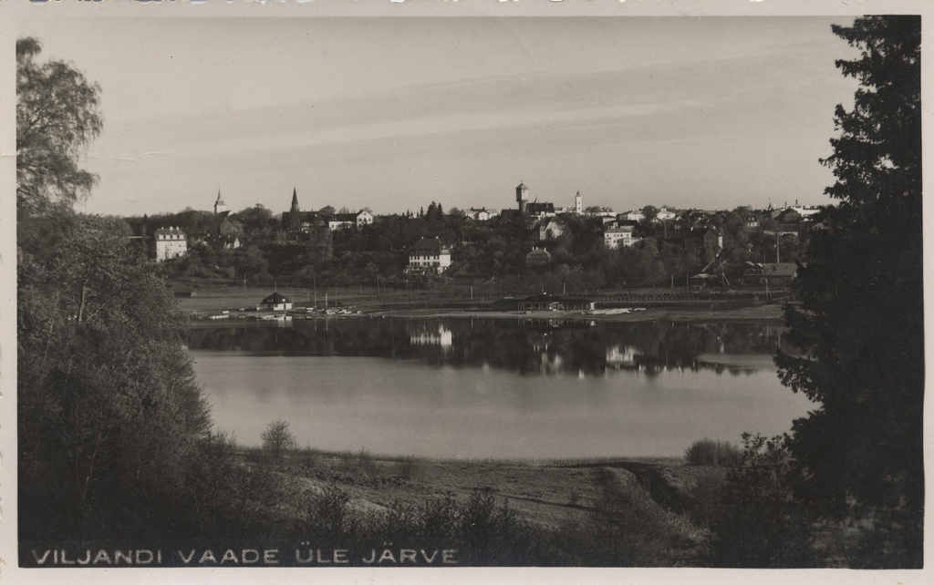 Viljandi view over the lake