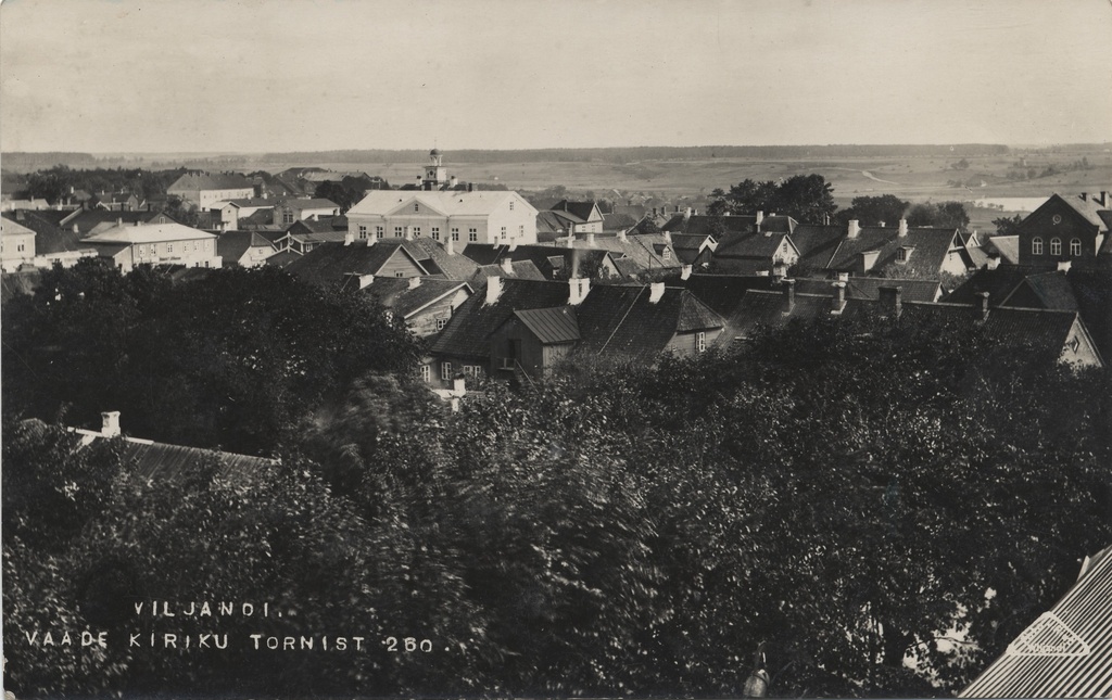 Viljandi view from the church tower
