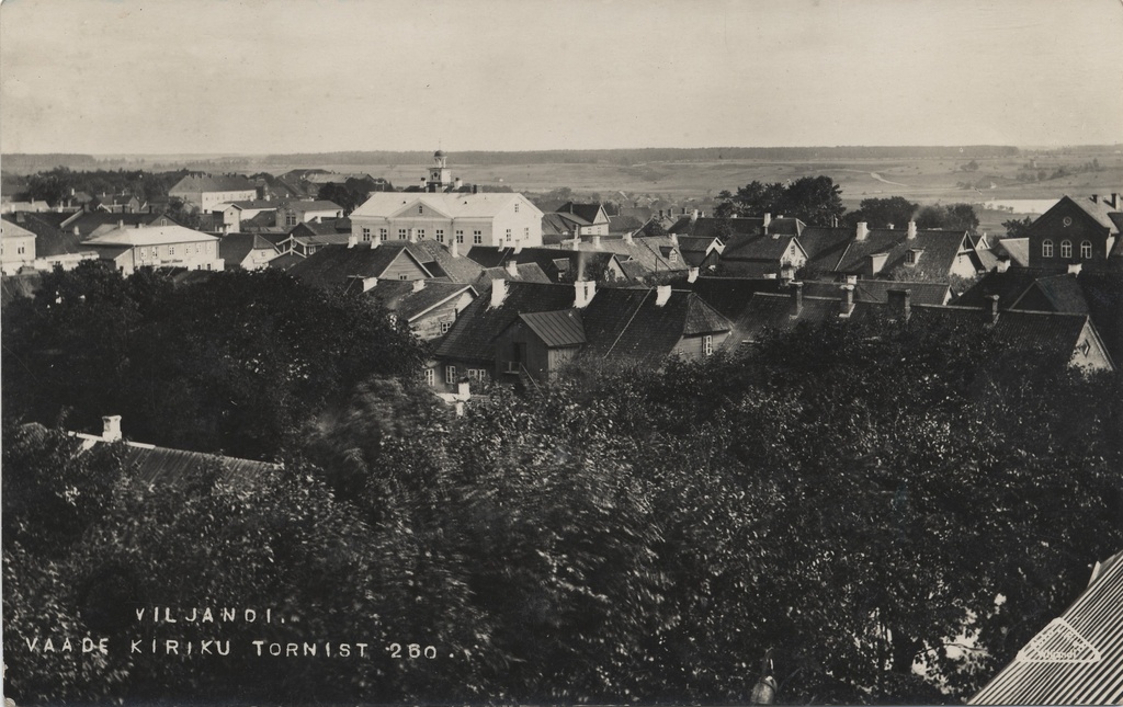 Viljandi view from the church tower