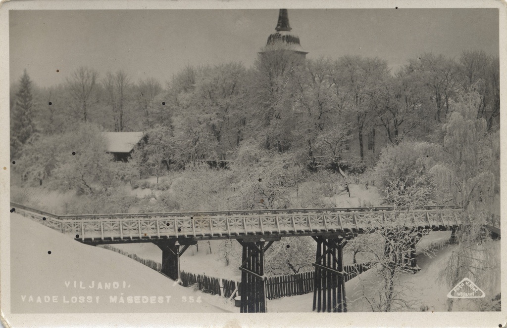 Viljandi view of the castle mountains