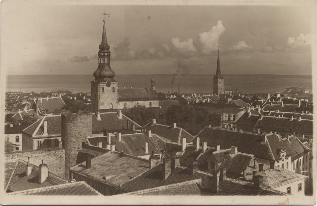 Estonia-tallinn : view of Pikast Herman