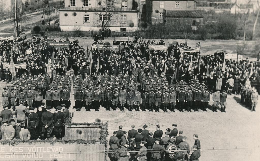 Rakvere, 1 May demonstration