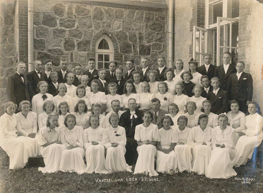 Foto.Vastseliina leer 27. juulil 1941.a. Foto Gustav Zopp