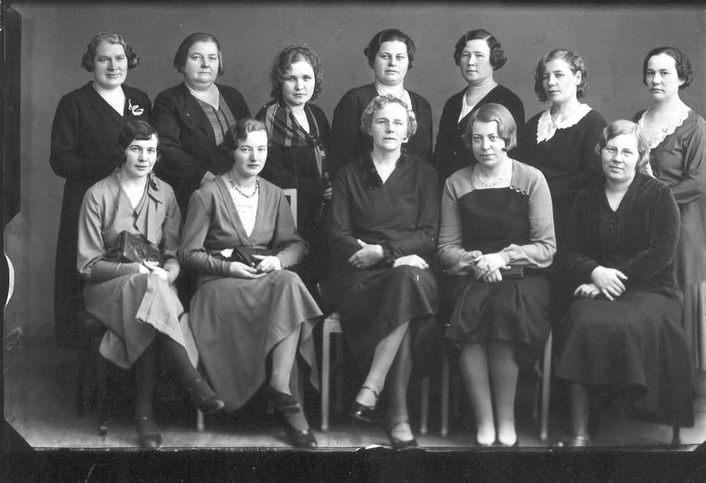 Foto. Võruhõimu juhatus 1930. aastatel.