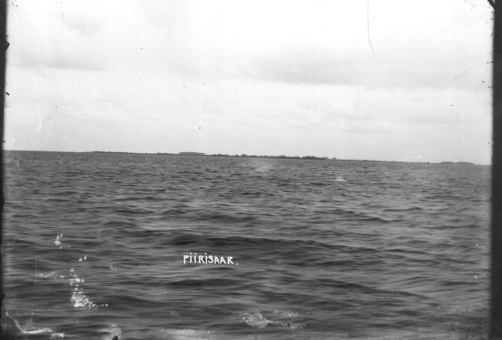 Foto. Vaade Piirissaarele 1920.aastatel. Gustav Zopp`a foto.