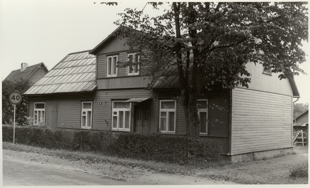 foto, Paide RTK endine kauplus Pärnu tn.86 12.09.1984.a.