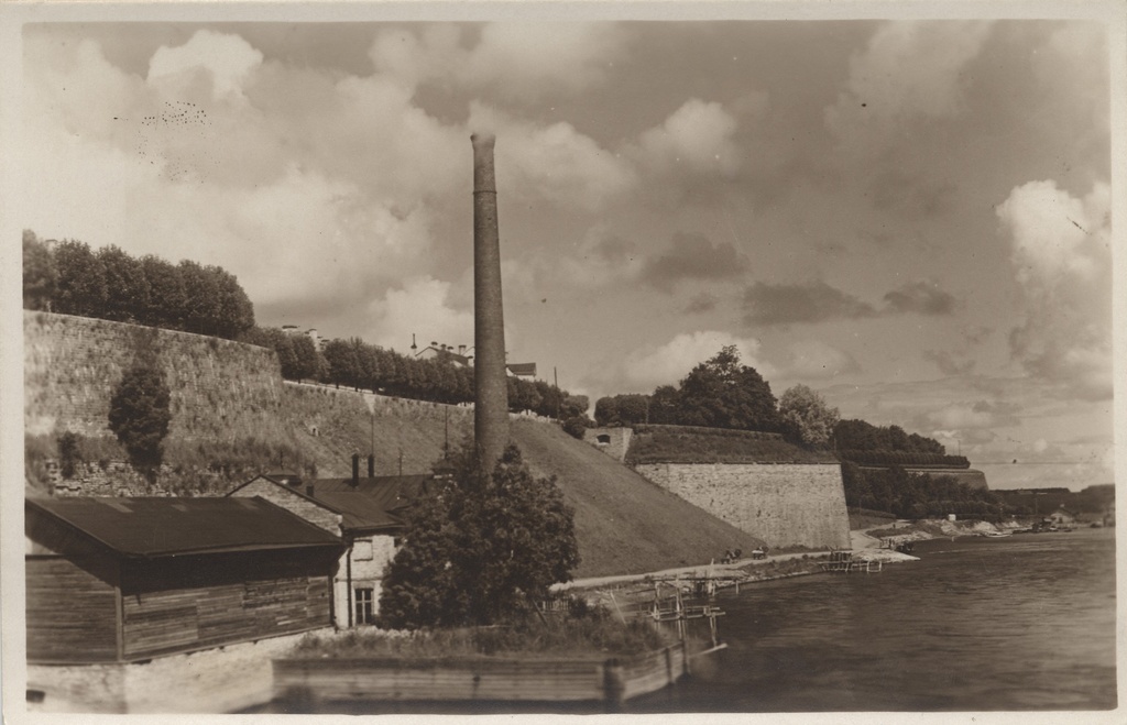 Estonia : The wall of Narva Old Fortress