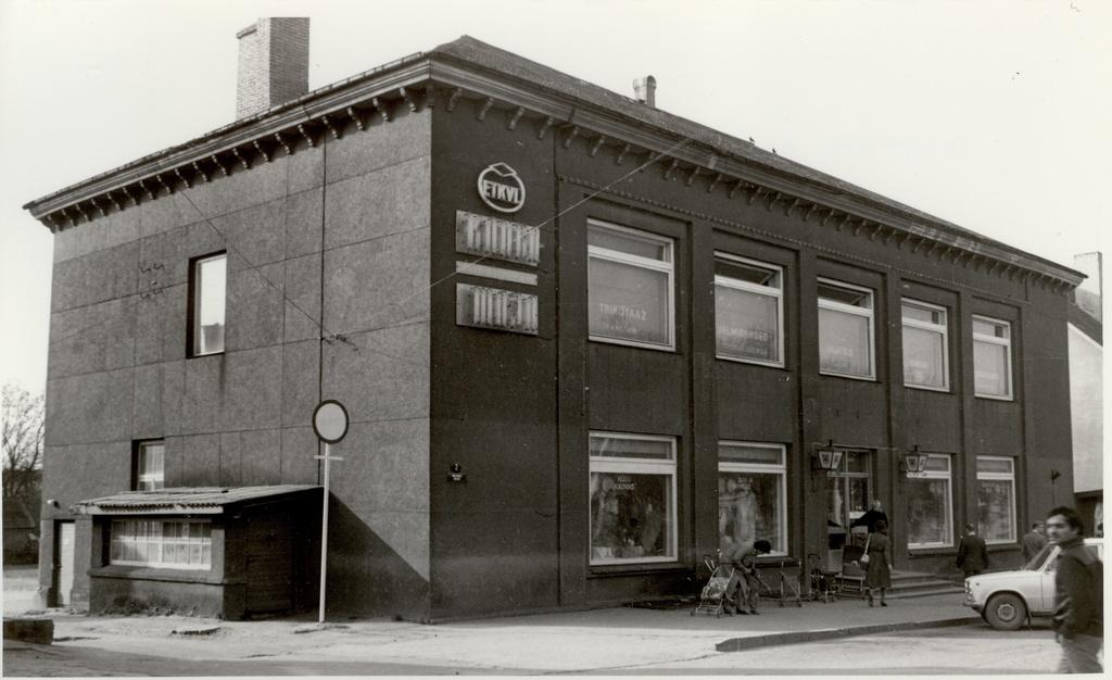 foto, Paide RTK kaubamaja 04.10.1984.a.
