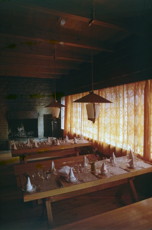 Rävala restoran Sakus. Interjöör. Arhitekt Koidu Lassmann