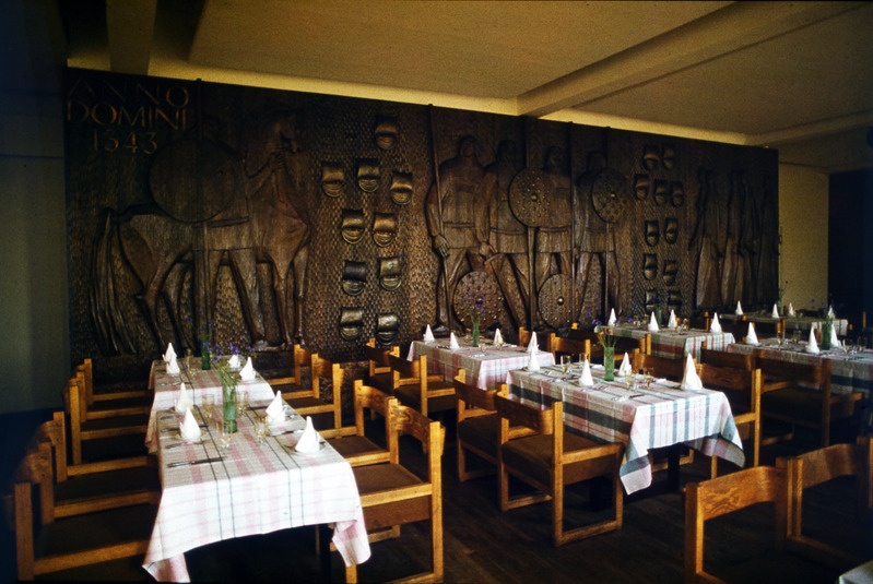Rävala restoran Sakus. Interjöör. Arhitekt Koidu Lassmann