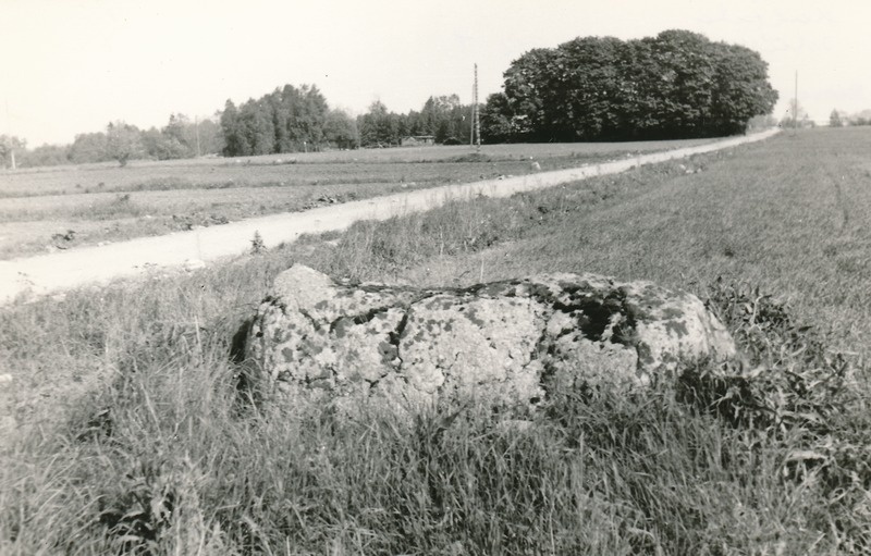 Kultusekivi Idavere külas Linde talu maal