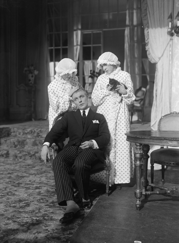 foto, Parikas, Fanny ja ta teenijad, Estonia, 1928, Wernon Wetherell - Ants Lauter, noorem Miss Wetherell - Hilda Gleser, vanem Miss Wetherell - Netty Pinna