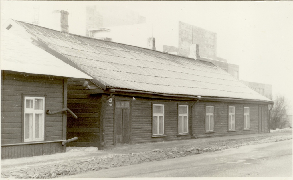 foto, Paide Pärnu tänav 1986.a.