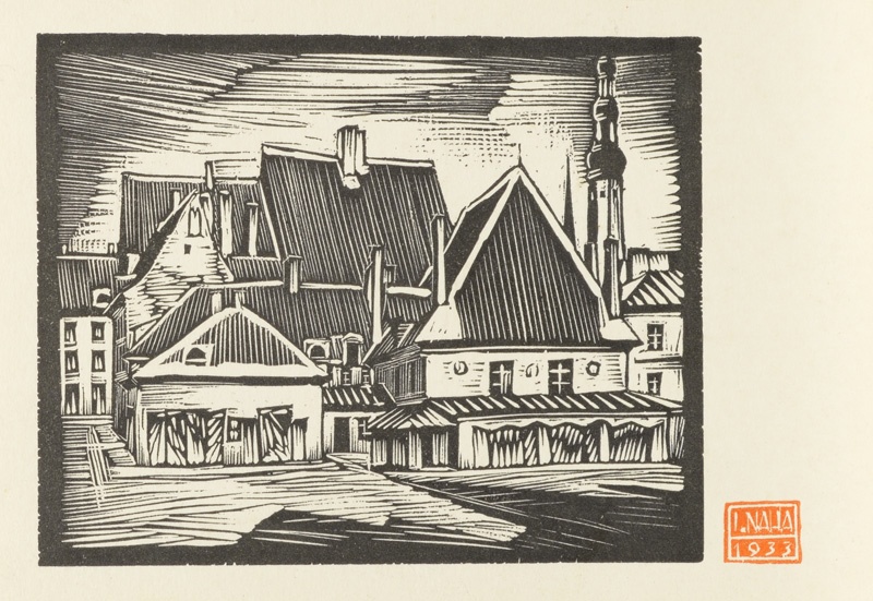 Old poor house. From the series "Original wood particle I of Vana Tallinn"