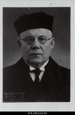 Vandeadvokaat Viljandis Artur (Arthur) Jung.  duplicate photo