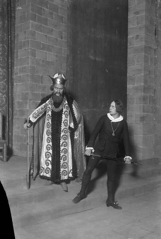 foto, Parikas, Hamlet, Estonia, 1913, osades - Klaudius – Paul Pinna, Hamlet – Theodor Altermann