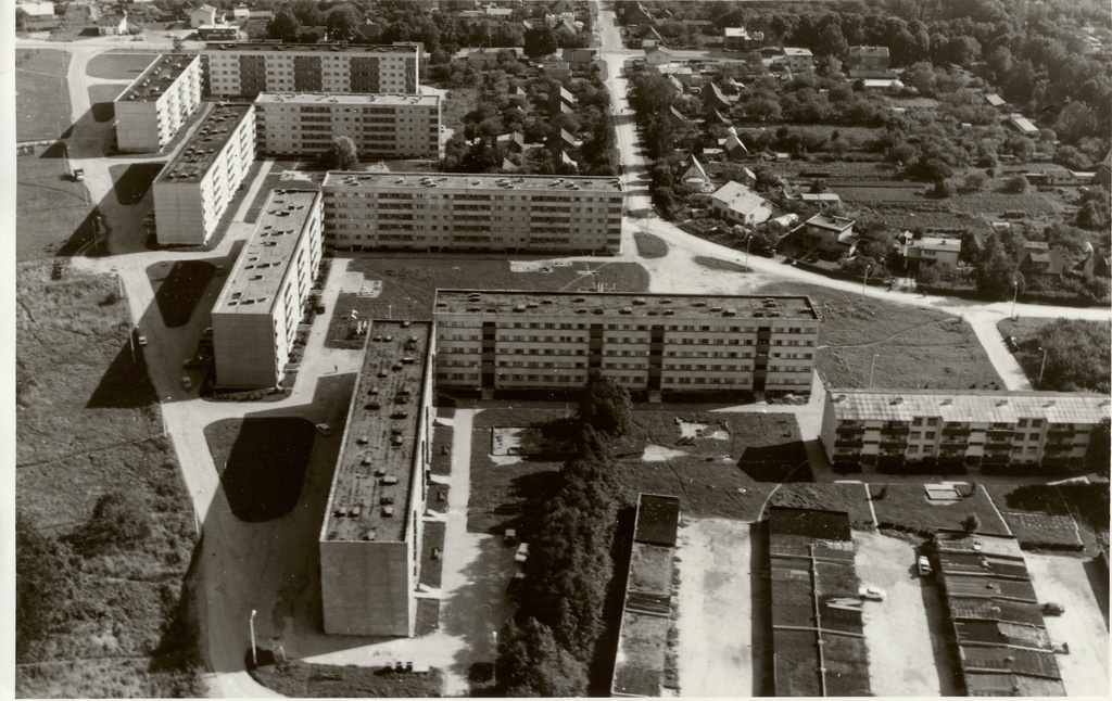 foto, Paide vaade õhust