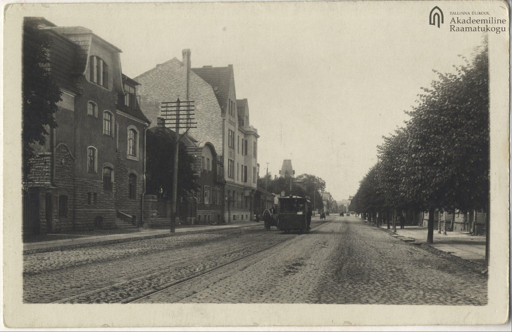 Tallinn horse tram on Narva highway