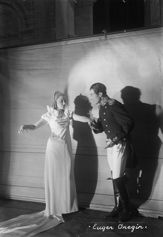 Jevgeni Onegin, Estonia, 1934, tegelased ooperikoorist