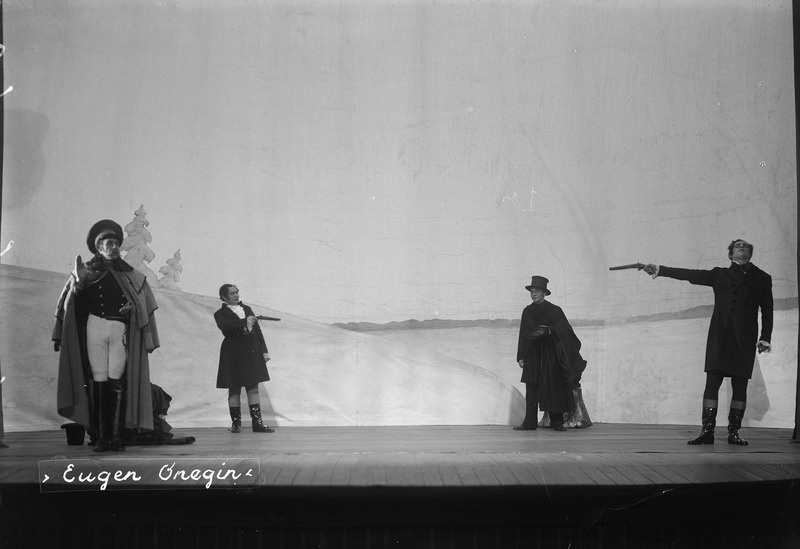 Jevgeni Onegin, Estonia, 1934, 2. Lenski - Martin Taras, 4. Onegin - Vootele Veikat